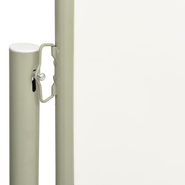 vidaXL sammenrullelig sidemarkise til terrassen 140x300 cm cremefarvet -  Parasoller og solskærme