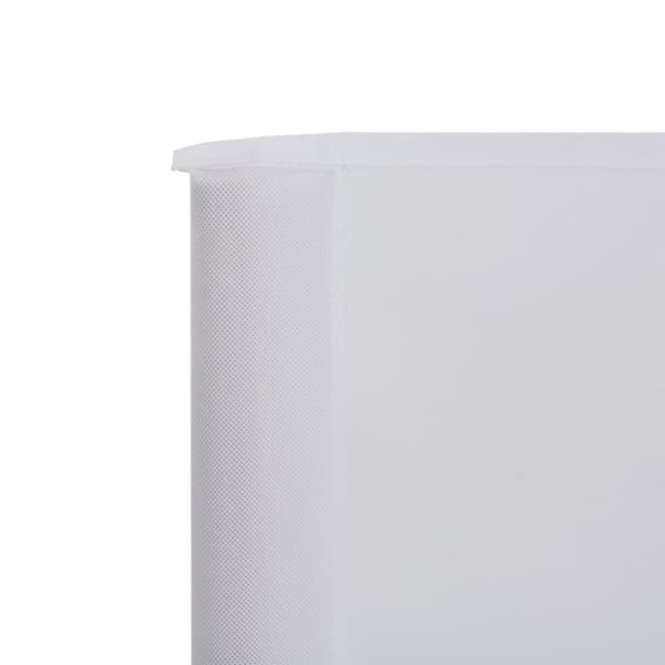vidaXL Tuulensuojakangas 9 paneelilla 1200x160 cm hiekan valkoinen - Päivän- & aurinkovarjot