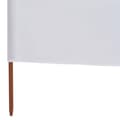 Pikkukuva 6 / 7: vidaXL Tuulensuojakangas 9 paneelilla 1200x160 cm hiekan valkoinen -  Päivän- & aurinkovarjot