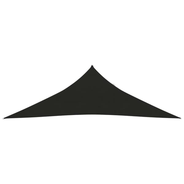 vidaXL solsejl 4x4x5,8 m 160 g/m² HDPE sort - Parasoller og solskærme