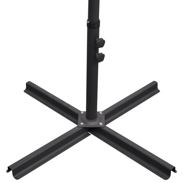 vidaXL Frihängande parasoll 3 m sandvit - Parasoll & solskydd