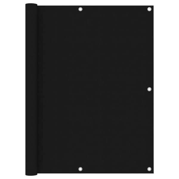 vidaXL Parvekkeen suoja musta 120x400 cm Oxford kangas -  Päivän- & aurinkovarjot