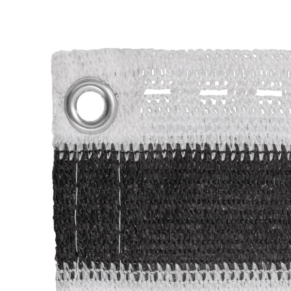 vidaXL Parvekkeen Suoja HDPE 90x400 cm Antrasiitti ja Valkoinen - Päivän- & aurinkovarjot