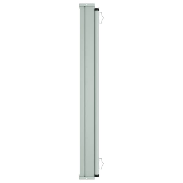vidaXL sammenrullelig sidemarkise til terrassen 600x160 cm sort - Parasoller og solskærme