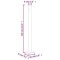 Miniatyrbillede 10 af 10: vidaXL sammenrullelig sidemarkise 180x600 cm antracitgrå -  Parasoller og solskærme