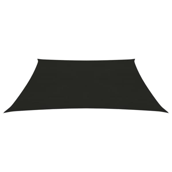 vidaXL Aurinkopurje 160 g/m² musta 2,5x2,5 m HDPE - Päivän- & aurinkovarjot