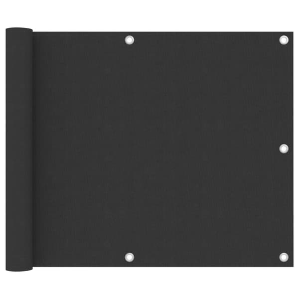 vidaXL Parvekkeen suoja antrasiitti 75x500 cm Oxford kangas -  Päivän- & aurinkovarjot