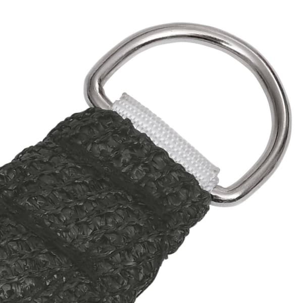 vidaXL solsejl 160 g/m² 2,5x4 m HDPE antracitgrå - Parasoller og solskærme