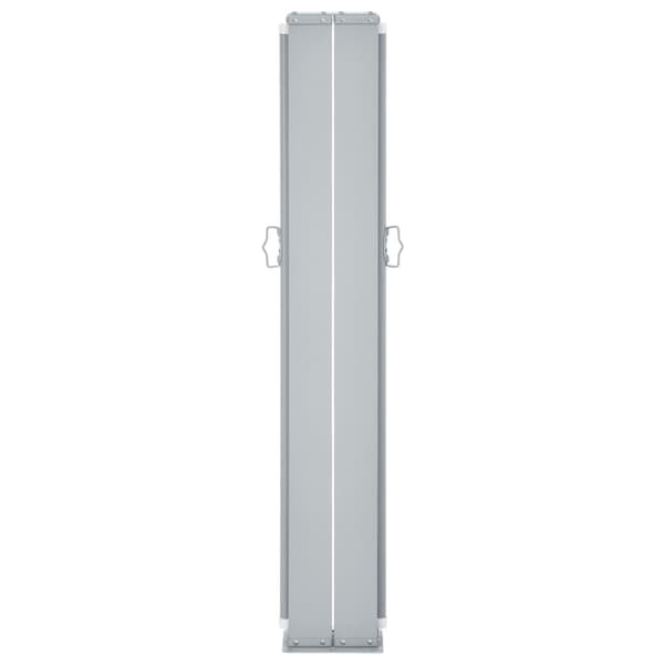 vidaXL Infällbar sidomarkis gräddvit 100x1000 cm - Parasoll & solskydd