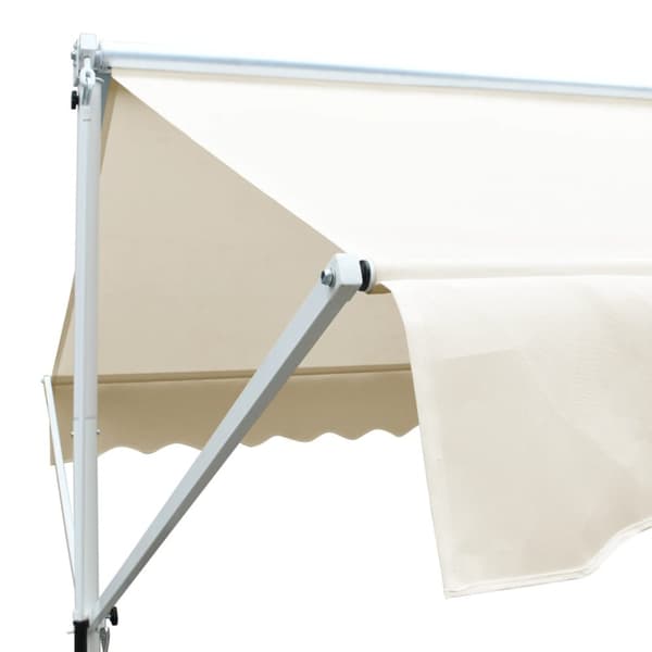 vidaXL Fristående markis 500x300 cm gräddvit - Parasoll & solskydd