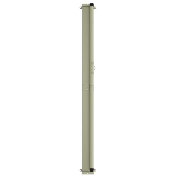 vidaXL sammenrullelig sidemarkise til terrassen 140x300 cm grå -  Parasoller og solskærme