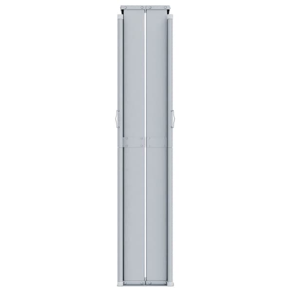 vidaXL Infällbar sidomarkis röd 160x1000 cm - Parasoll & solskydd