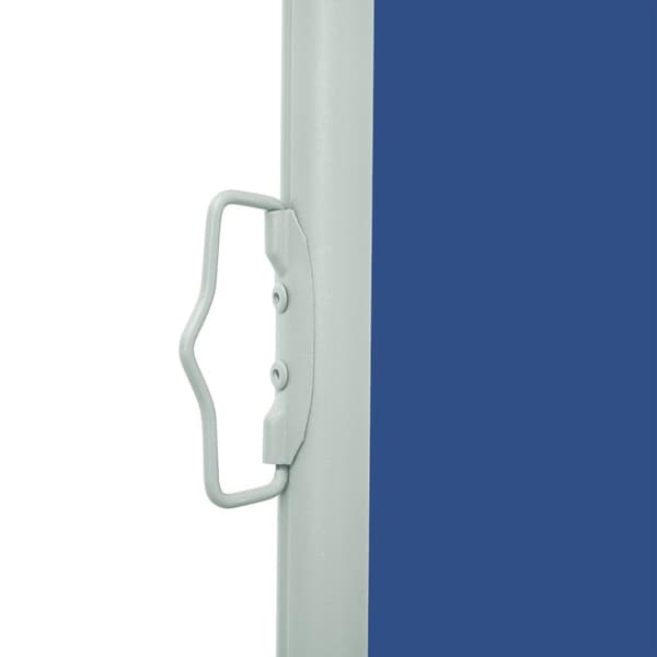 vidaXL sammenrullelig sidemarkise til terrassen 170 x 300 cm blå -  Parasoller og solskærme