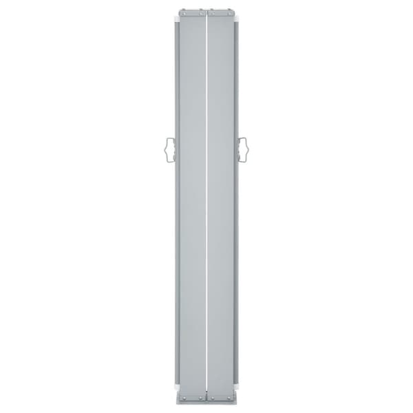 vidaXL Infällbar sidomarkis röd 140x600 cm -  Parasoll & solskydd