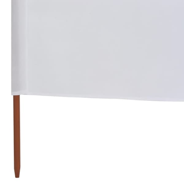 vidaXL Tuulensuojakangas 5 paneelilla 600x80 cm hiekan valkoinen -  Päivän- & aurinkovarjot