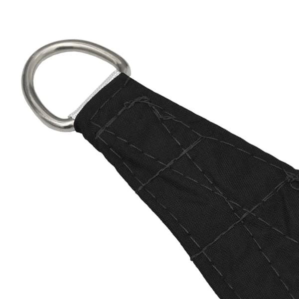 vidaXL Solsegel oxfordtyg trapets 2/4x3 m svart - Parasoll & solskydd