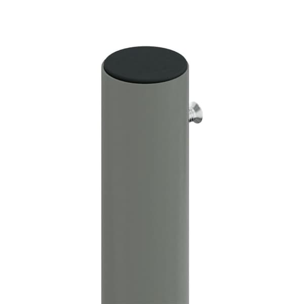 vidaXL sammenrullelig sidemarkise 117x1200 cm sort -  Parasoller og solskærme