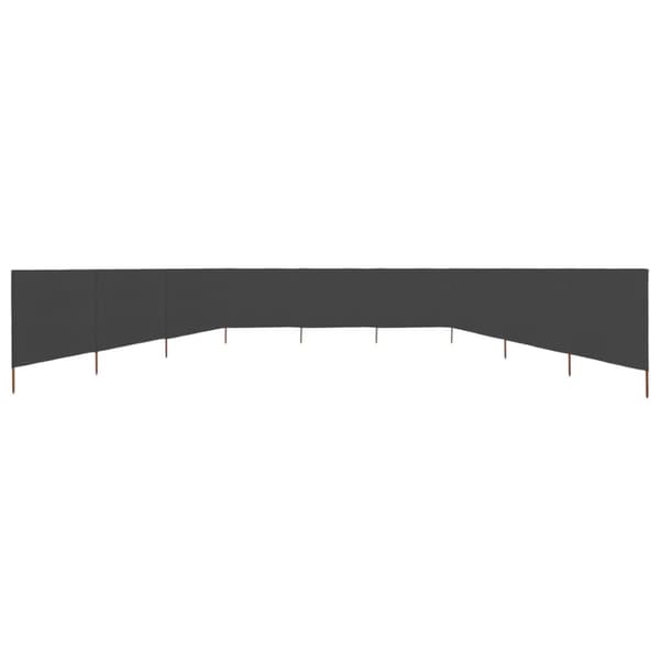 vidaXL Tuulensuojakangas 9 paneelilla 1200x160 cm antrasiitti -  Päivän- & aurinkovarjot