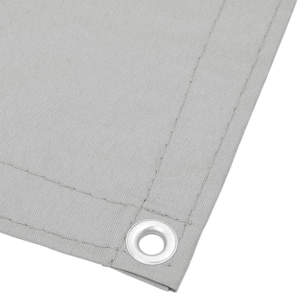 vidaXL altanafskærmning 120x400 cm 100 % polyester lysegrå - Parasoller og solskærme