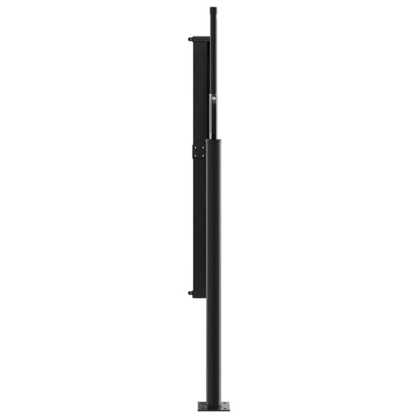 vidaXL Sisäänvedettävä sivumarkiisi ruskea 100x500 cm -  Päivän- & aurinkovarjot