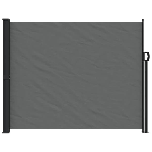 vidaXL Sisäänvedettävä sivumarkiisi antrasiitti 160x300 cm - Päivän- & aurinkovarjot