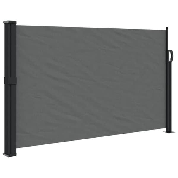 vidaXL Indragbar sidomarkis antracit 120x300 cm - Parasoll & solskydd