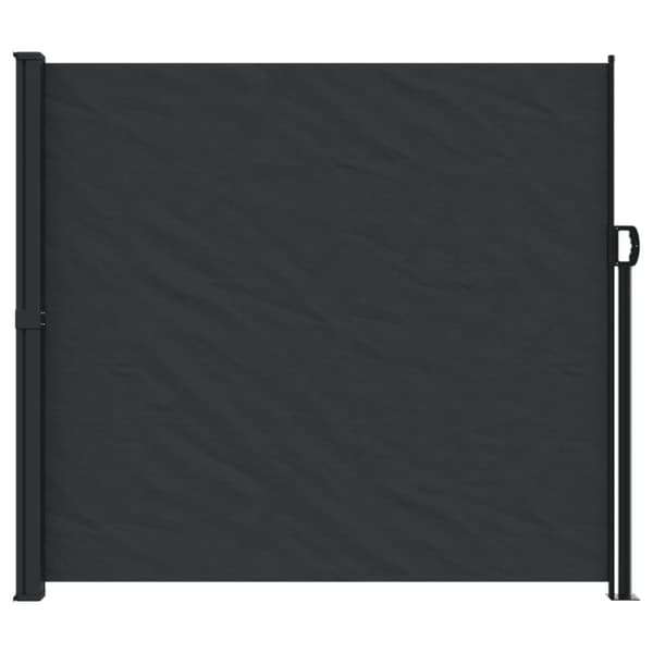 vidaXL Infällbar sidomarkis 180x600 cm svart - Parasoll & solskydd