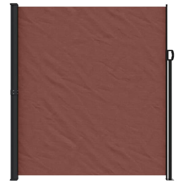 vidaXL Infällbar sidomarkis 220x600 cm brun - Parasoll & solskydd