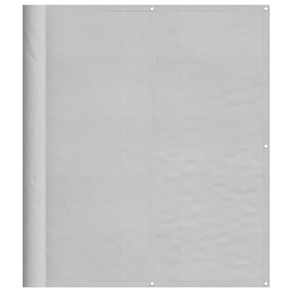 vidaXL altanafskærmning 120x300 cm 100 % polyester lysegrå - Parasoller og solskærme