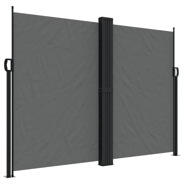 vidaXL Infällbar sidomarkis antracit 180x1000 cm -  Parasoll & solskydd
