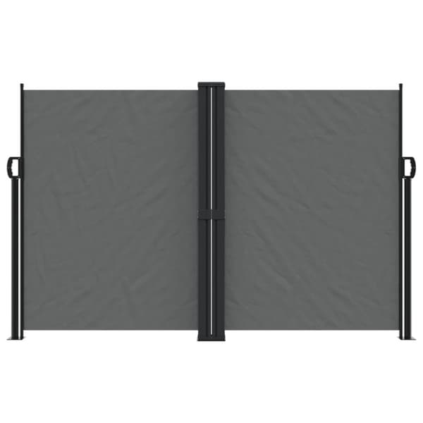 vidaXL Infällbar sidomarkis antracit 160x600 cm - Parasoll & solskydd
