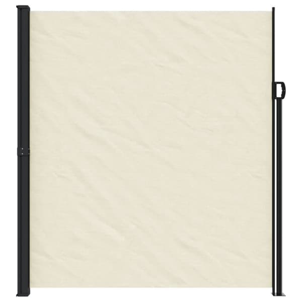 vidaXL sidemarkise 220x300 cm sammenrullelig cremefarvet - Parasoller og solskærme