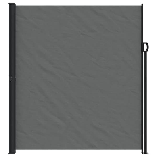 vidaXL Sisäänvedettävä sivumarkiisi antrasiitti 220x600 cm -  Päivän- & aurinkovarjot