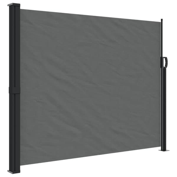 vidaXL Sisäänvedettävä sivumarkiisi 160x600 cm antrasiitti -  Päivän- & aurinkovarjot
