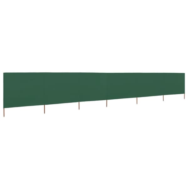 The Living Store Tuulensuojakangas 6 paneelilla 800x160 cm vihreä -  Päivän- & aurinkovarjot