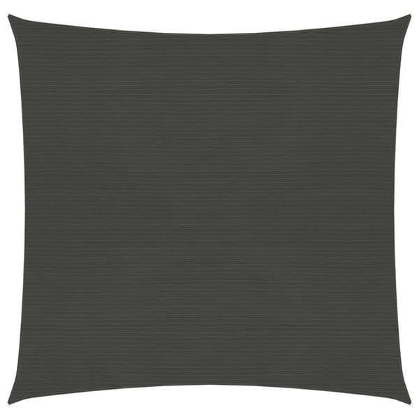 The Living Store Aurinkopurje 160 g/m² antrasiitti 3x3 m HDPE -  Päivän- & aurinkovarjot