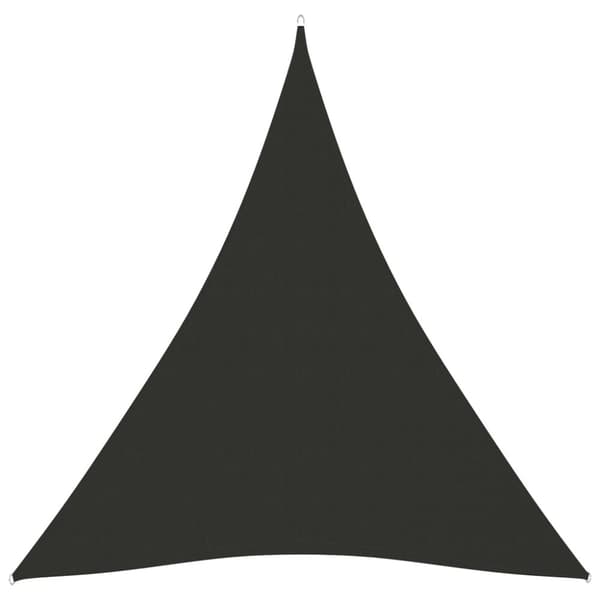 The Living Store solsejl 4x5x5 m oxfordstof trekantet antracitgrå -  Parasoller og solskærme