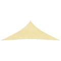 Miniatyrbild 3 av 7: The Living Store Solsegel 160 g/m² beige 5x6x6 m HDPE -  Parasoll & solskydd