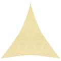 Miniatyrbild 2 av 7: The Living Store Solsegel 160 g/m² beige 5x6x6 m HDPE -  Parasoll & solskydd