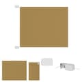 Miniatyrbild 1 av 6: The Living Store Markis vertikal beige 140x420 cm oxfordtyg -  Parasoll & solskydd
