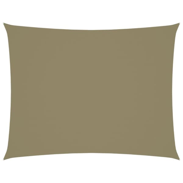The Living Store Aurinkopurje Oxford-kangas suorakaide 3x4,5 m beige - Päivän- & aurinkovarjot