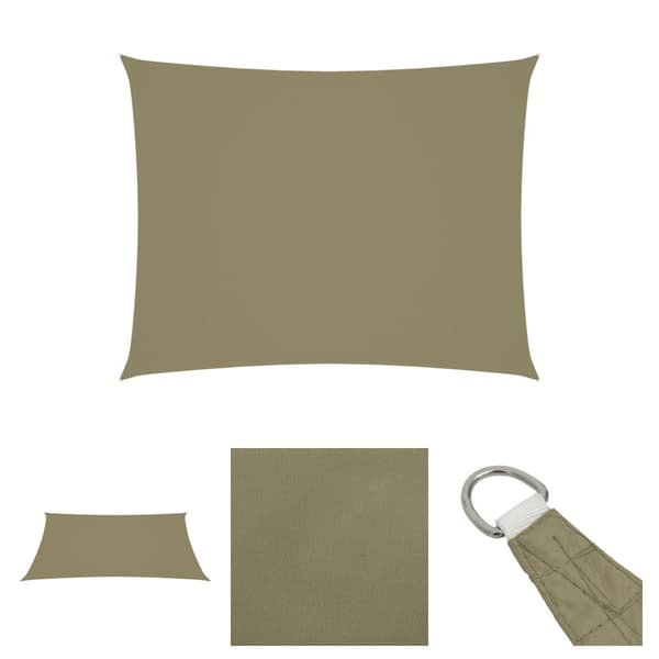 The Living Store Aurinkopurje Oxford-kangas suorakaide 3x4,5 m beige - Päivän- & aurinkovarjot