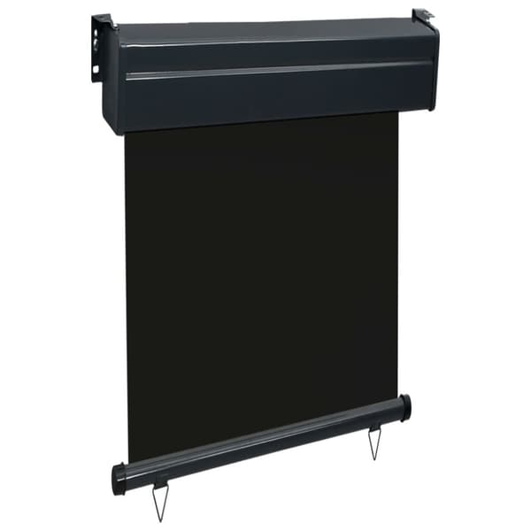 The Living Store Balkongmarkis 65x250 cm svart - Parasoll & solskydd