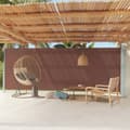 Miniatyrbild 2 av 11: The Living Store Infällbar sidomarkis 200x600 cm brun -  Parasoll & solskydd