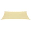 Miniatyrbild 3 av 7: The Living Store Solsegel 160 g/m² beige 2x5 m HDPE -  Parasoll & solskydd