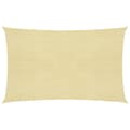 Miniatyrbild 2 av 7: The Living Store Solsegel 160 g/m² beige 2x5 m HDPE -  Parasoll & solskydd