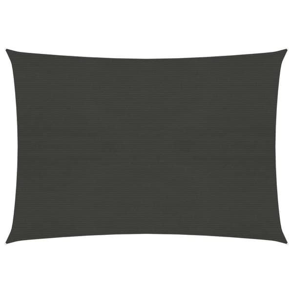 The Living Store Aurinkopurje 160 g/m² antrasiitti 6x7 m HDPE -  Päivän- & aurinkovarjot