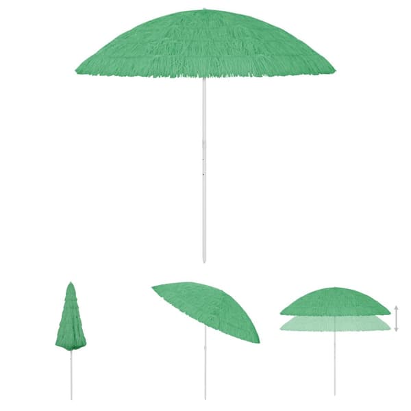 The Living Store Hawaii-parasol 300 cm grøn - Parasoller og solskærme