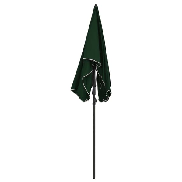 The Living Store parasol med stang 200x130 cm grøn - Parasoller og solskærme