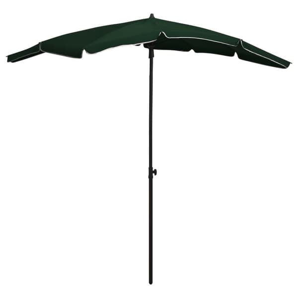The Living Store parasol med stang 200x130 cm grøn - Parasoller og solskærme